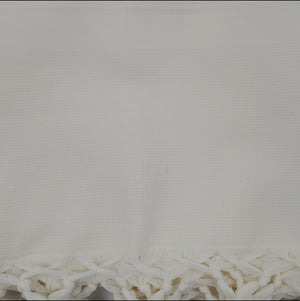 Talitania Deluxe White Tallit HaMefoar ™ (Beth Yosef Sephardic)